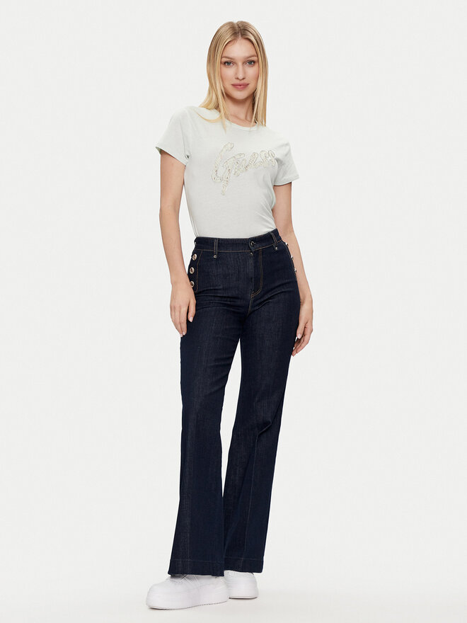 Guess Guess Marškinėliai W4RI25 K9RM1 Pilka Regular Fit