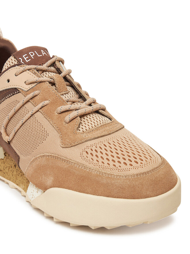 REPLAY Sneakersy REPLAY GMS1P.000.C0055L Beżowy