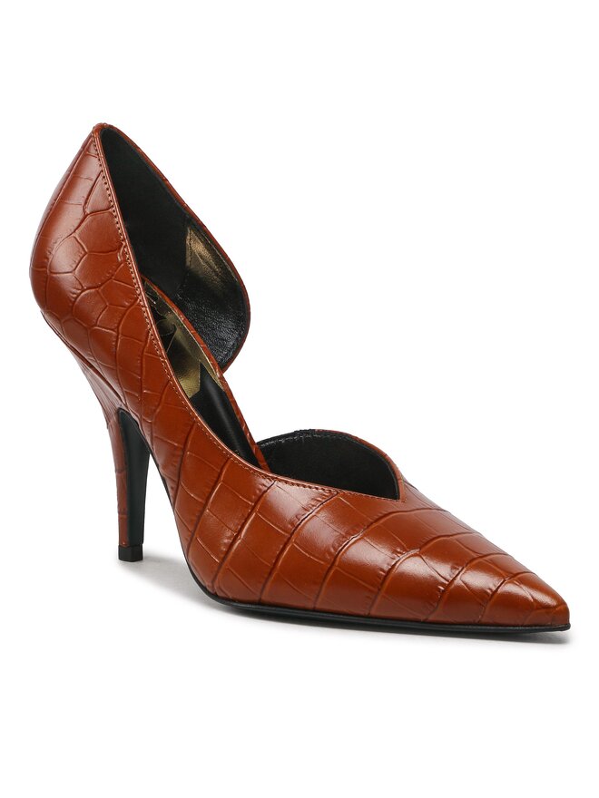 Patrizia Pepe Pantofi cu toc subțire Patrizia Pepe 8Z0078/L030-B665 Maro