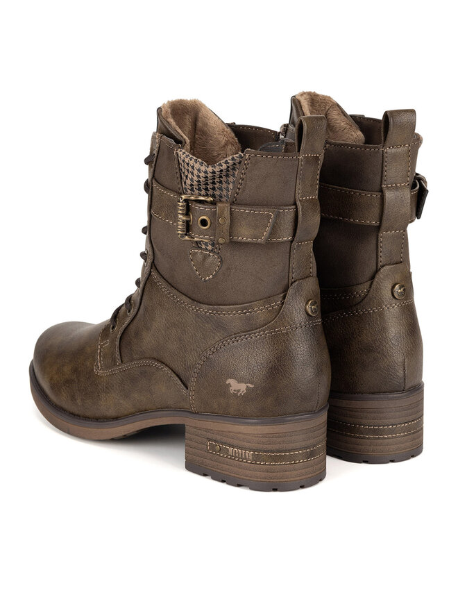 Mustang Μποτάκια Mustang 1229-521 Καφέ