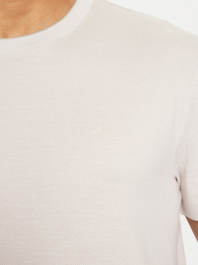 Calvin Klein Calvin Klein Camiseta K10K114166 Beis Regular Fit