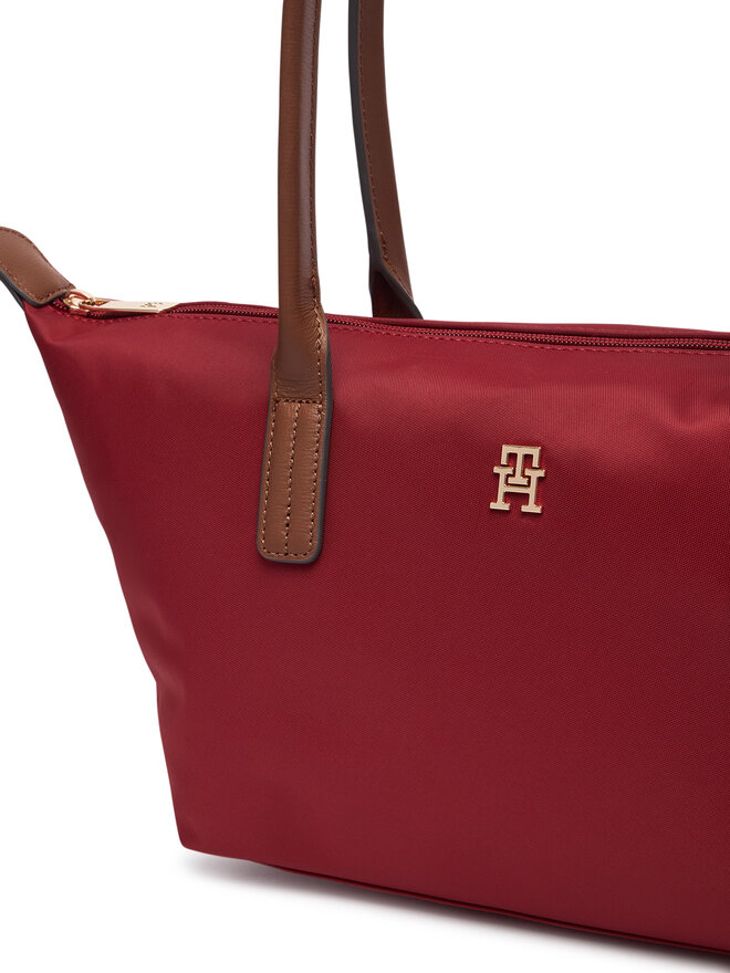 Tommy Hilfiger Handtasche Tommy Hilfiger Popette East West Tote AW0AW19211 Rot