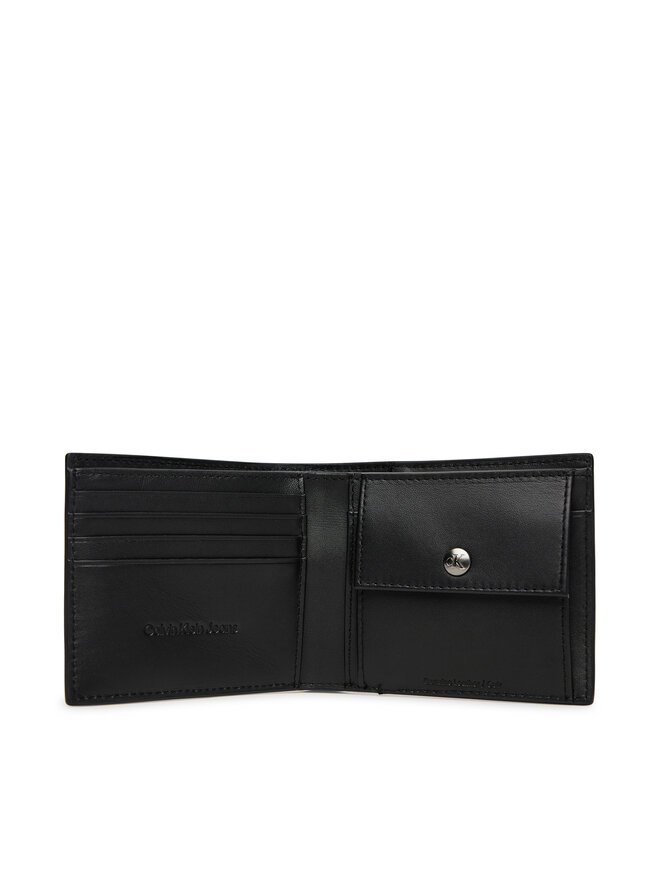 Calvin Klein Jeans Muški novčanik Calvin Klein Jeans Matte Billfold W/Coin LV04G1066G Crna