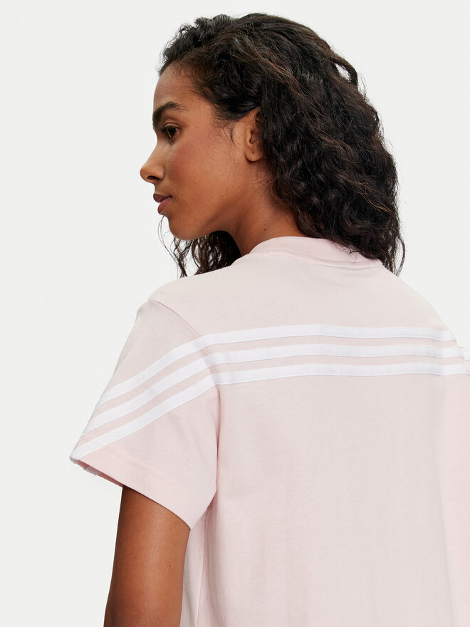 adidas adidas T-Shirt Future Icons 3-Stripes IW5264 Rosa Regular Fit