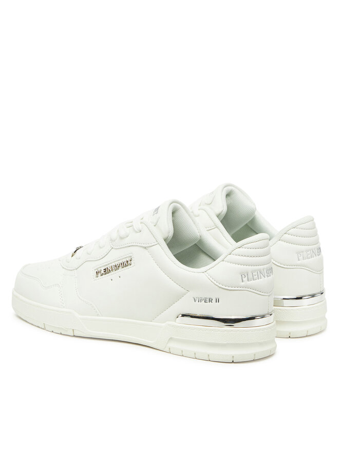 Plein Sport Sneakersy Plein Sport SAES USC0738 STE003 Biały