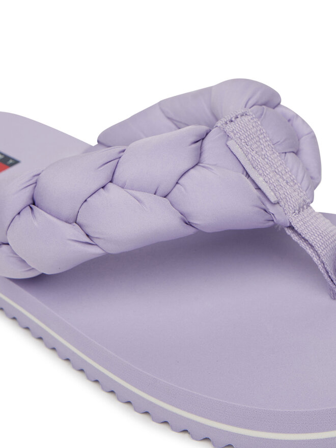 Tommy Jeans Chancletas Tommy Jeans Braided Thong Beach Sandal EN0EN02877 Violeta