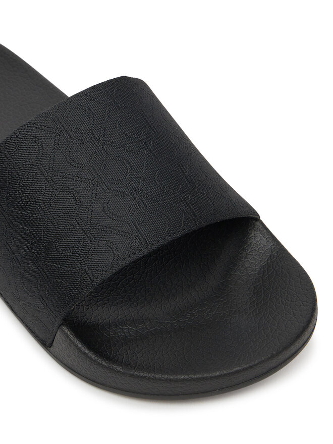 Calvin Klein Klapki Calvin Klein Pool Slide - Jacq HW0HW02420 Czarny