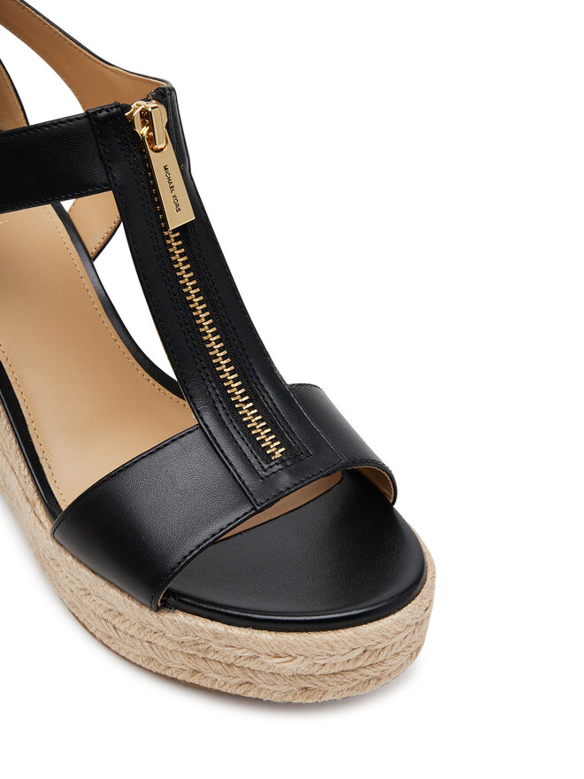 MICHAEL Michael Kors Espadrilles MICHAEL Michael Kors Barkley Leather 40R4BRMS1L Schwarz