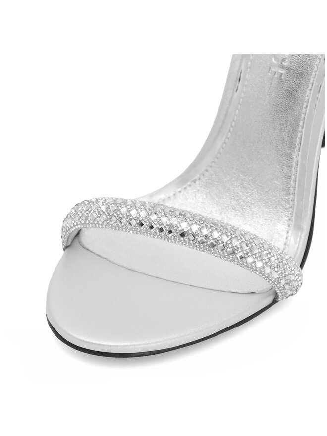 Eva Minge Sandali Eva Minge MARGUERITE-2360-103 Srebrna