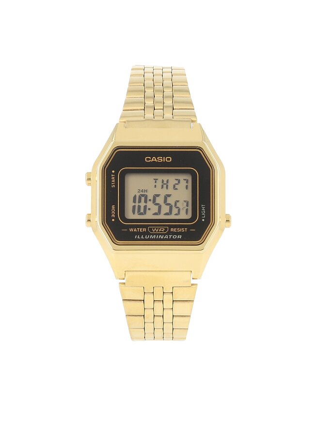 Casio Zegarek Casio Casio Vintage Digital LA680WEGA-1ER Złoty