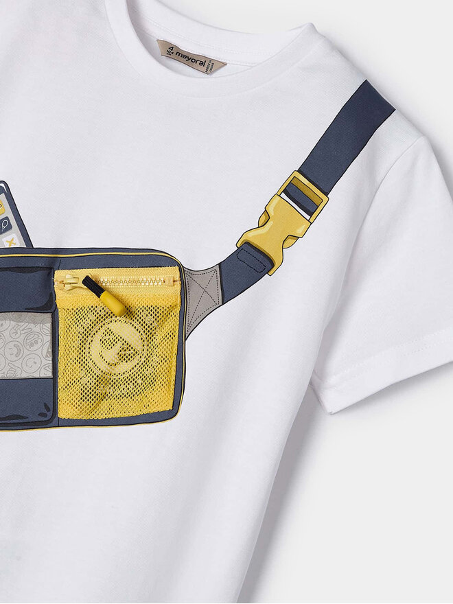 Mayoral Mayoral T-Shirt 3018 Λευκό Regular Fit