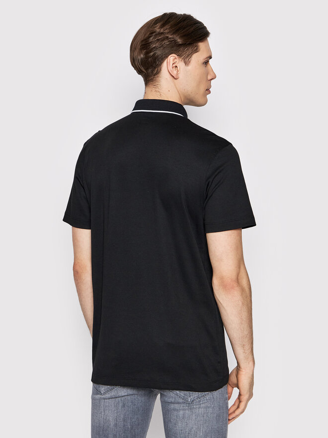 Selected Homme Selected Homme Polo Leroy 16082844 Μαύρο Regular Fit