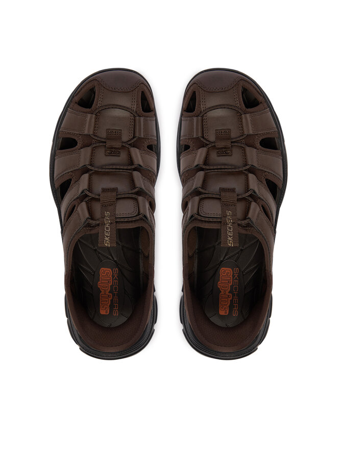 Skechers Sandalen Skechers Slip-Ins Relaxed Fit: Revolted - Vartan 205182/CHOC Braun