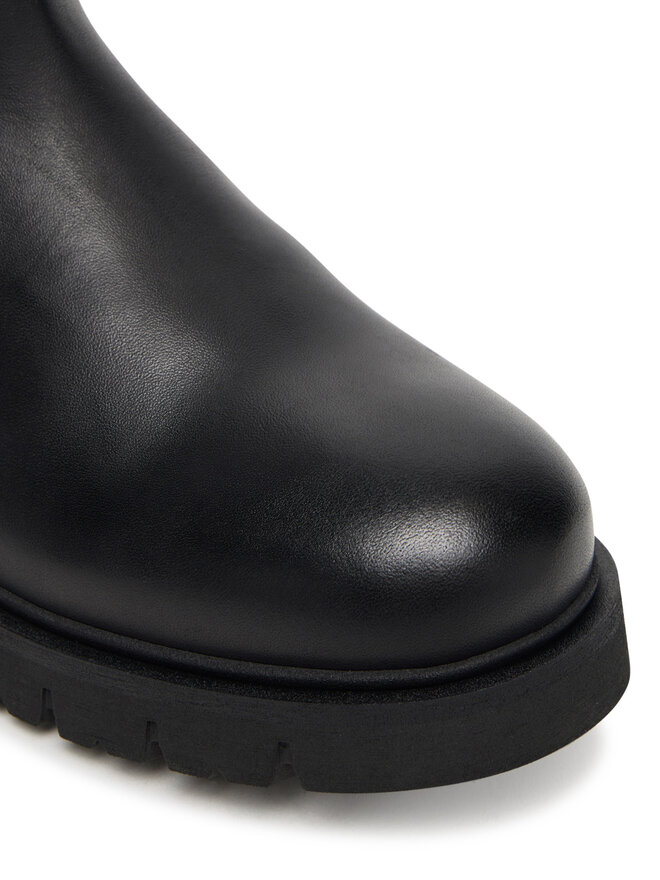 Tommy Jeans Stiefel Tommy Jeans Tjw Stretchy Long Shaft Boot EN0EN02828 Schwarz