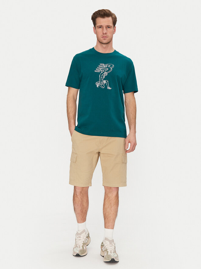 New Balance New Balance T-Shirt MT51978 Grün Relaxed Fit