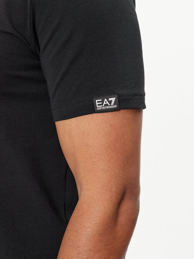 EA7 Emporio Armani EA7 Emporio Armani Póló 7M001106 AF10373 MC004 Fekete Regular Fit