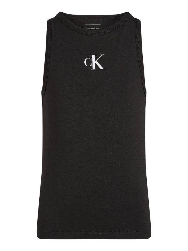 Calvin Klein Jeans Calvin Klein Jeans Top Logo IG0IG02435 Schwarz Regular Fit