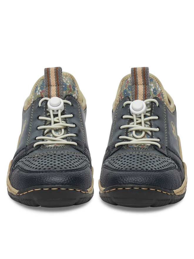 Rieker Sneakersy Rieker L0538-14 Granatowy
