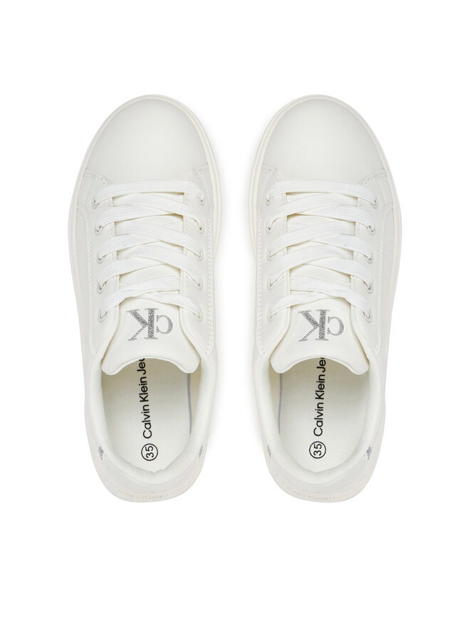 Calvin Klein Jeans Sportcipők Calvin Klein Jeans Low Cut Lace-UP V3A9-82023-1439A S Fehér