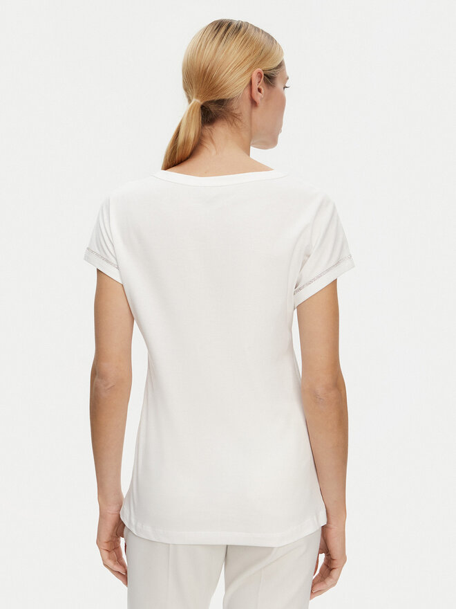 Luisa Spagnoli Luisa Spagnoli Camiseta Brescello 542123 Blanco Regular Fit
