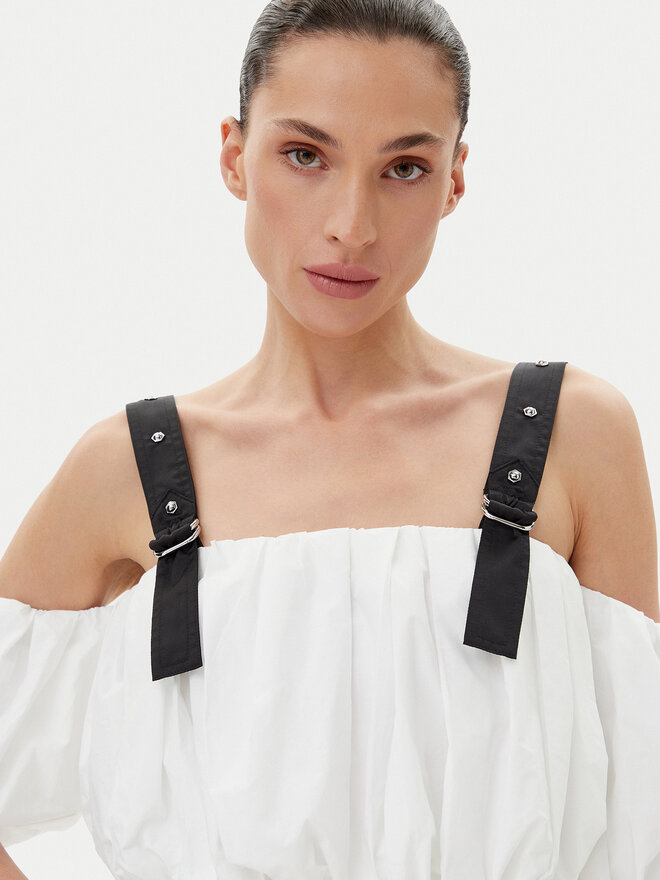 PINKO PINKO Топ 105176 A2LD Білий Regular Fit