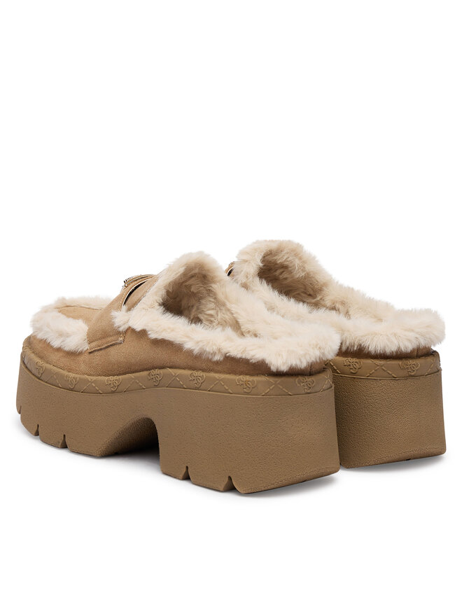 Guess Шльопанці Guess FLFBRI ESU06 Бежевий