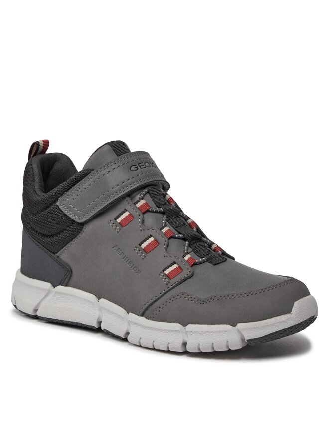 Geox Schnürschuhe Geox J Flexyper B Abx J949XA 032FU C1102 D Grau