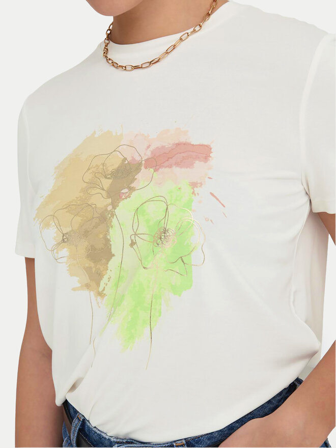 ONLY ONLY T-Shirt 15303212 Λευκό Regular Fit