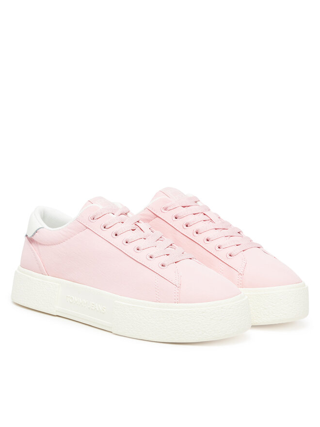Tommy Jeans Сникърси Tommy Jeans Tjw Flatform Sneaker EN0EN02819 Розов