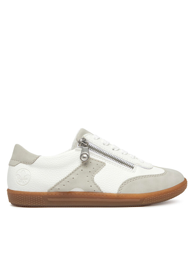 Rieker Sneakersy Rieker L9700-80 Biela