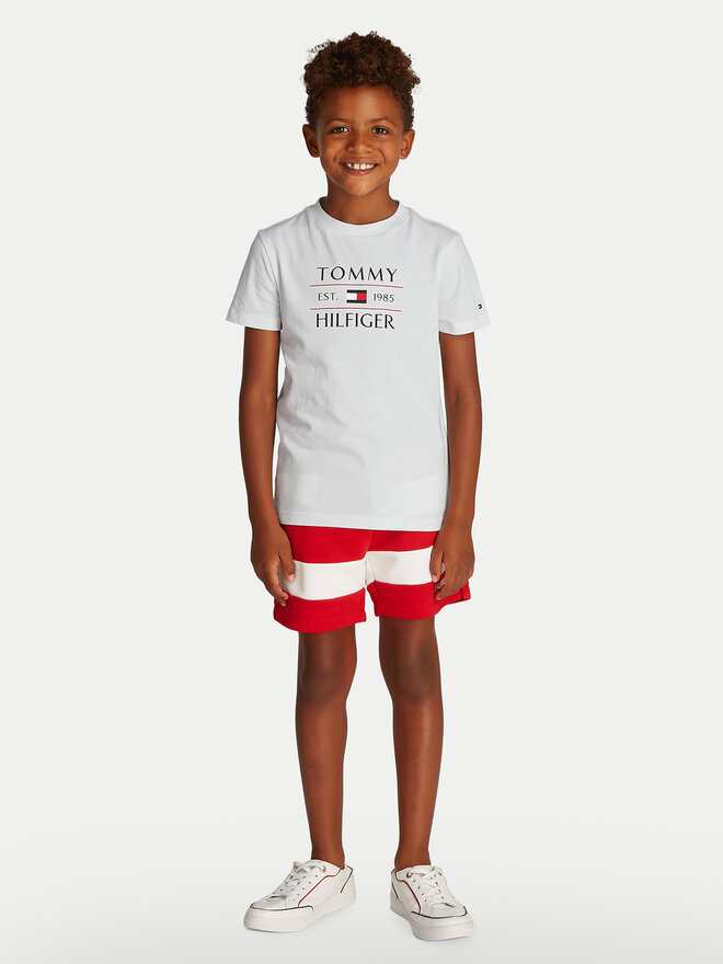Tommy Hilfiger Tommy Hilfiger Camiseta KB0KB09538 D Blanco Regular Fit