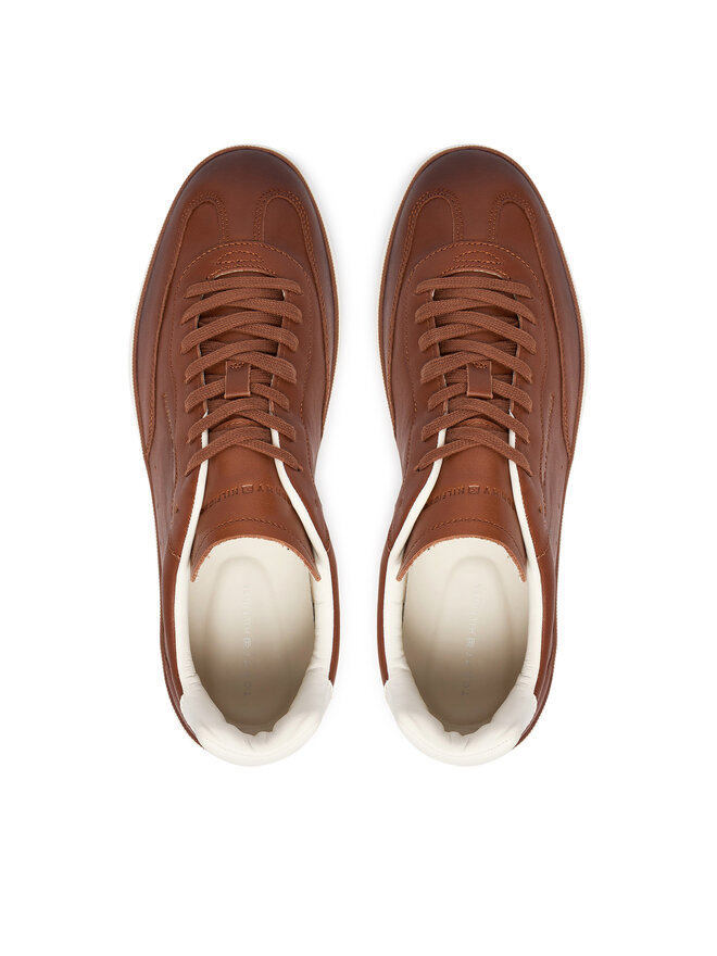 Tommy Hilfiger Sneakers Tommy Hilfiger Th Lo Lux 1A2 Cognac FM0FM05870 Braun