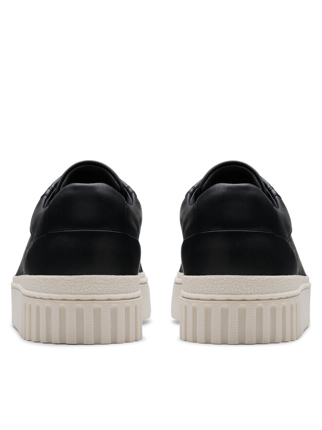 Clarks Sneakersy Clarks Mayhill Bay 26181205 Černá