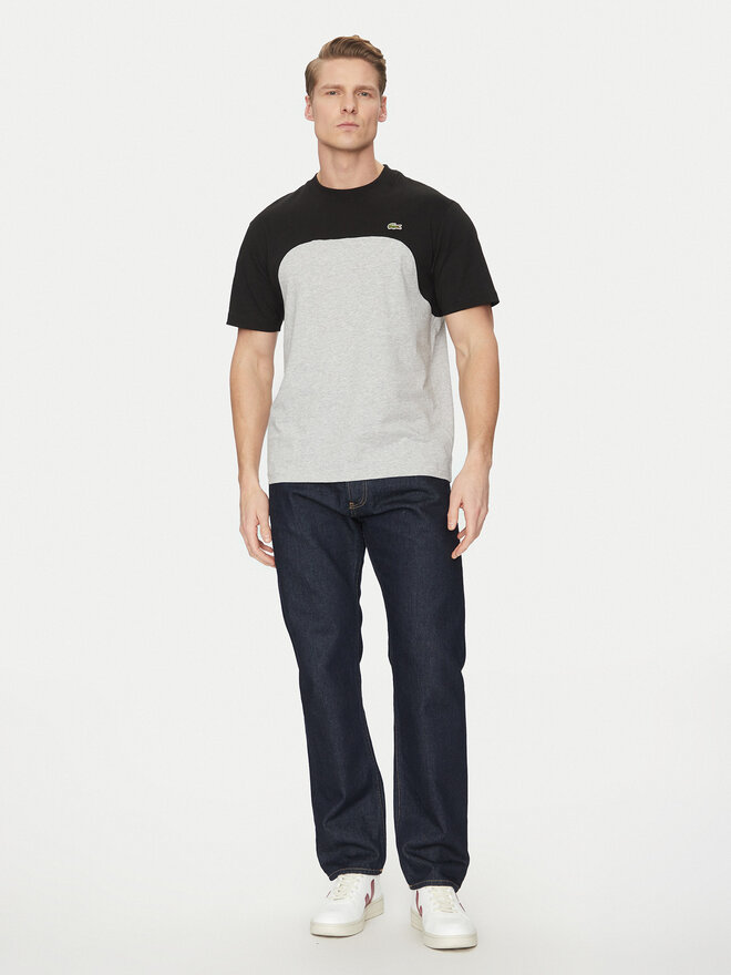 Lacoste Lacoste Футболка TH9551 Сірий Classic Fit