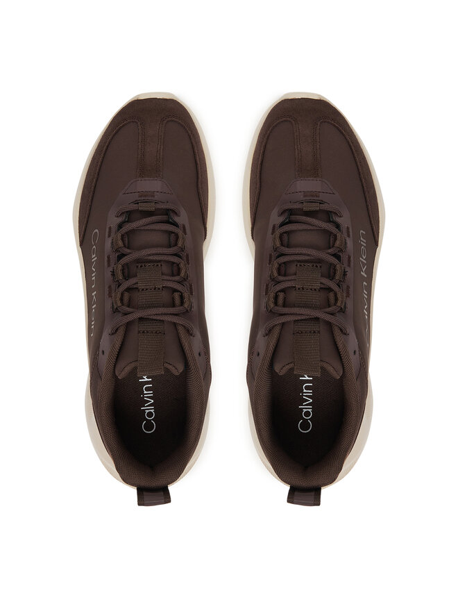 Calvin Klein Sneakers Calvin Klein Light Eva Runner Nyl-Sue HW0HW03149 Braun