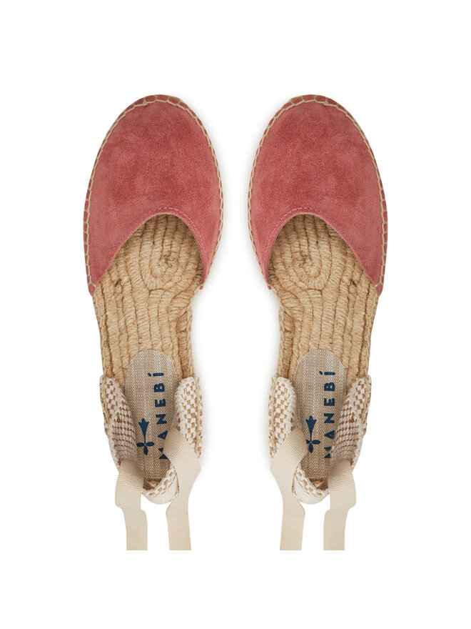 Manebi Еспадрили Manebi Hamptons Flat Valenciana Espadrilles R 7.0 P0 Бордо