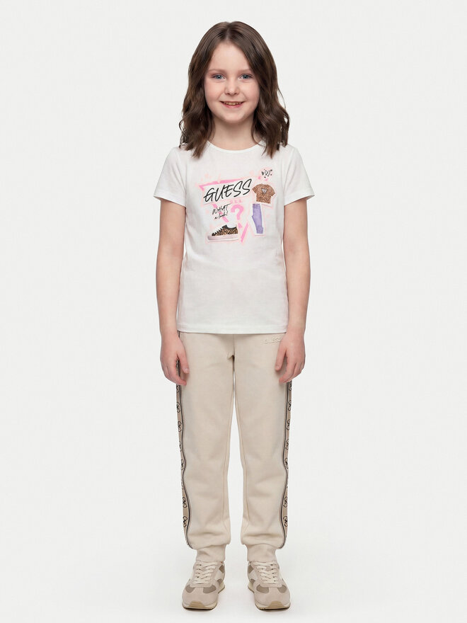 Guess Guess T-Shirt J6YI02 K3667 Weiß Regular Fit