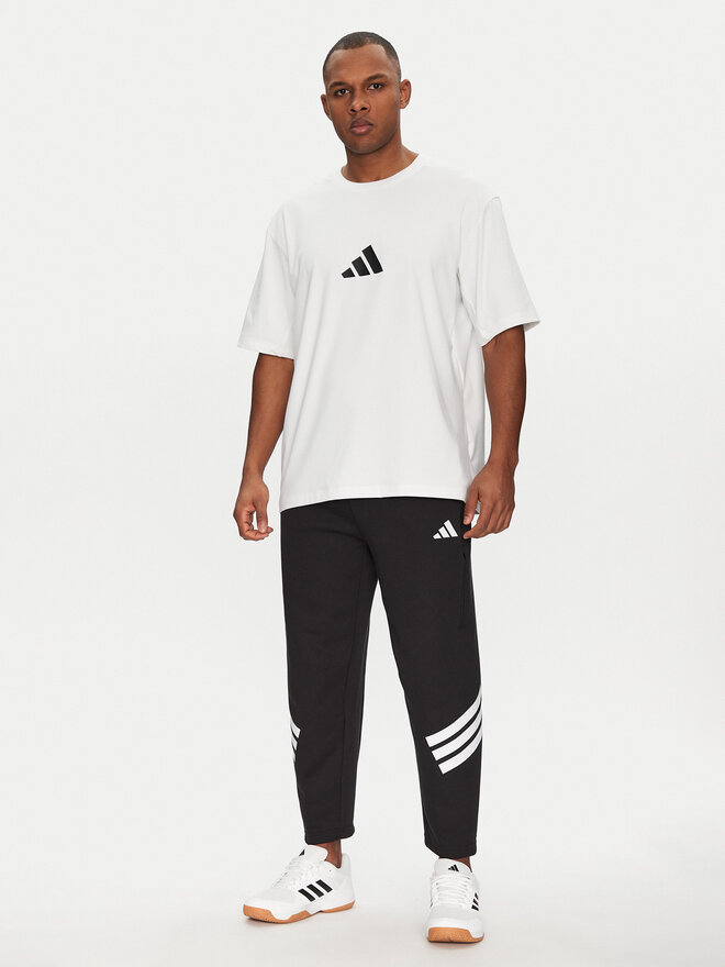 adidas adidas Majica Z.N.E. JC5482 Bela Loose Fit