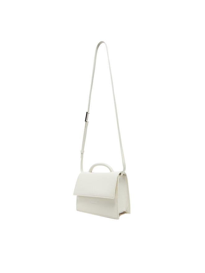 Calvin Klein Borsetta Calvin Klein Ck Linn Top Handle Crossbody K60K613162 Écru