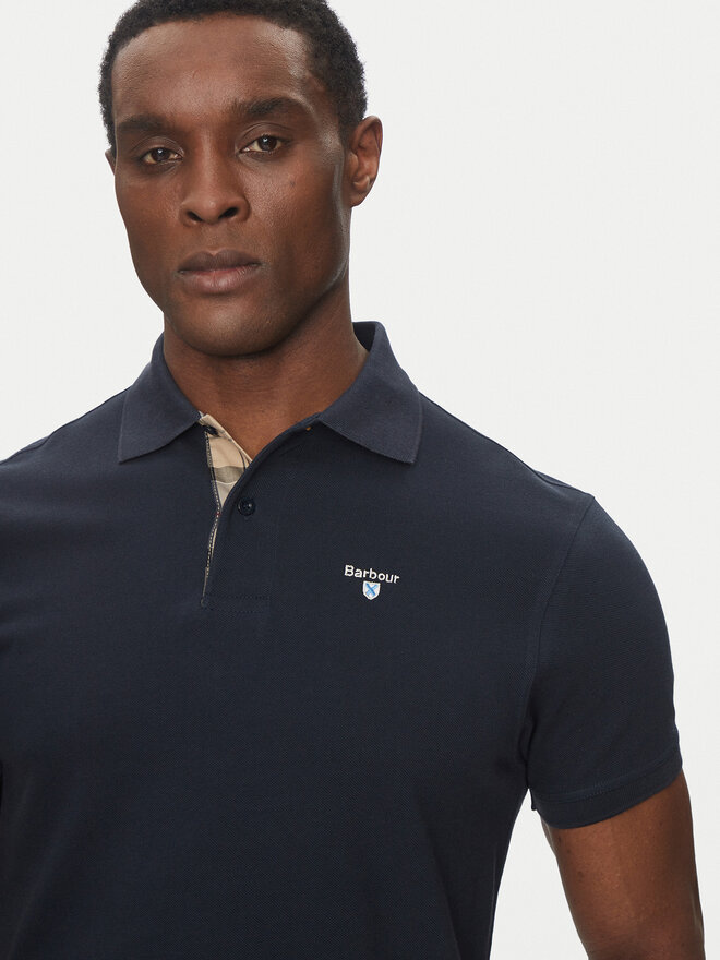 Barbour Barbour Polo marškinėliai Tartan MML0012NY31 Tamsiai mėlyna Tailored Fit