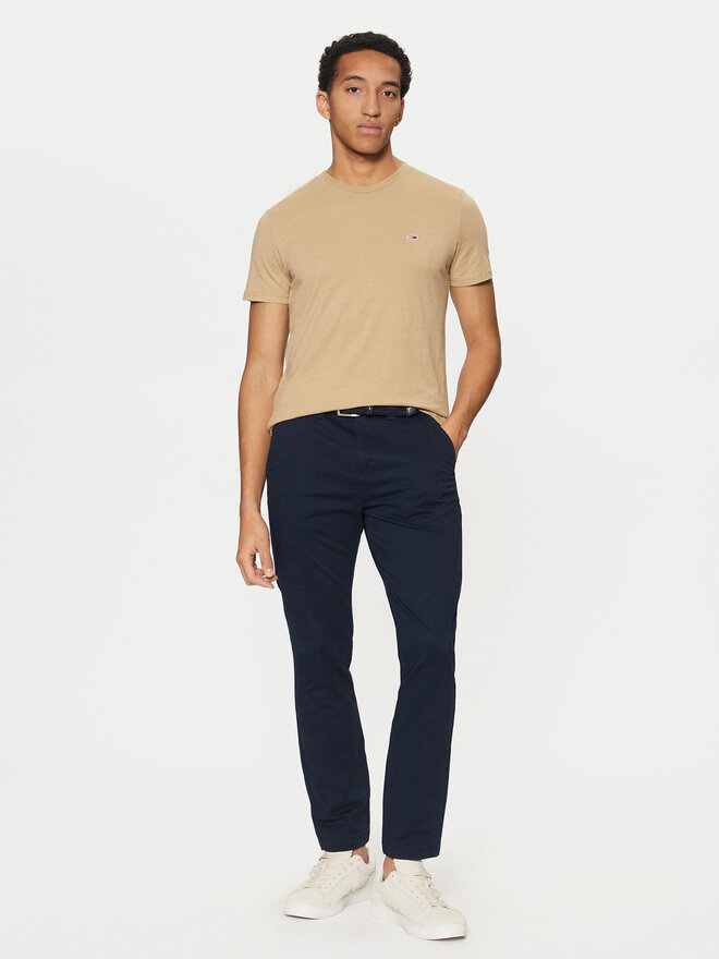Tommy Jeans Tommy Jeans T-Shirt Jaspe DM0DM20363 Beige Slim Fit