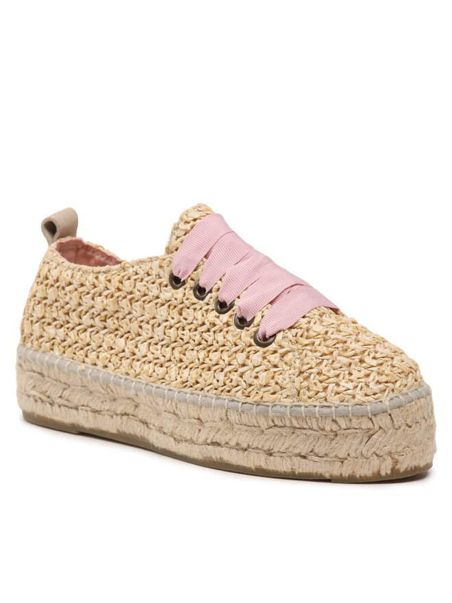 Manebi Espadrilles Manebi Lace-Up Espadrilles V 2.7 E0 Beige