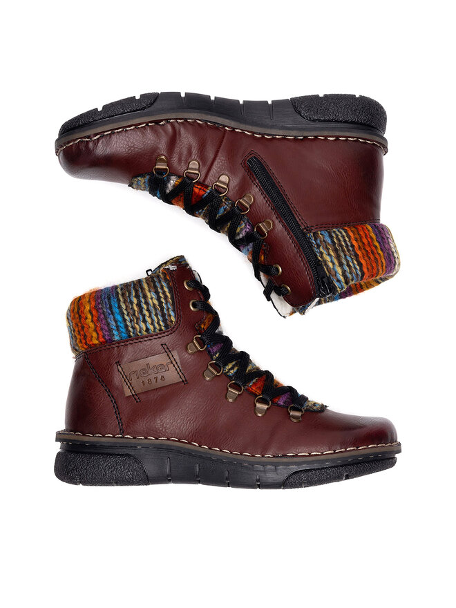 Rieker Stiefeletten Rieker 73343-35 Dunkelrot