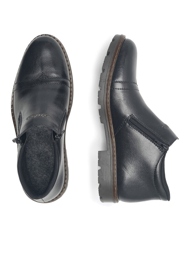 Rieker Schnürschuhe Rieker 12194-00 Schwarz
