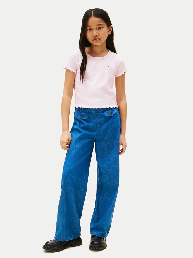 Tommy Hilfiger Tommy Hilfiger Marškinėliai Essential KG0KG08590 Rožinė Regular Fit