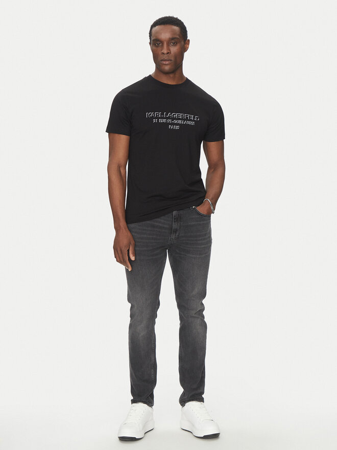 KARL LAGERFELD KARL LAGERFELD Camiseta 755063 552241 Negro Regular Fit