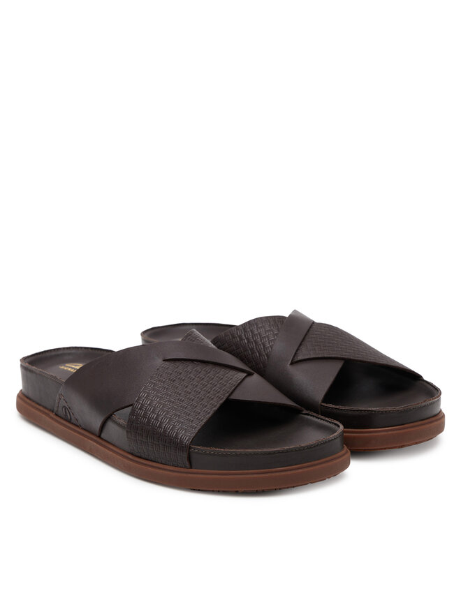 Clarks Παντόφλες Clarks Torford Cross 26180888 Καφέ
