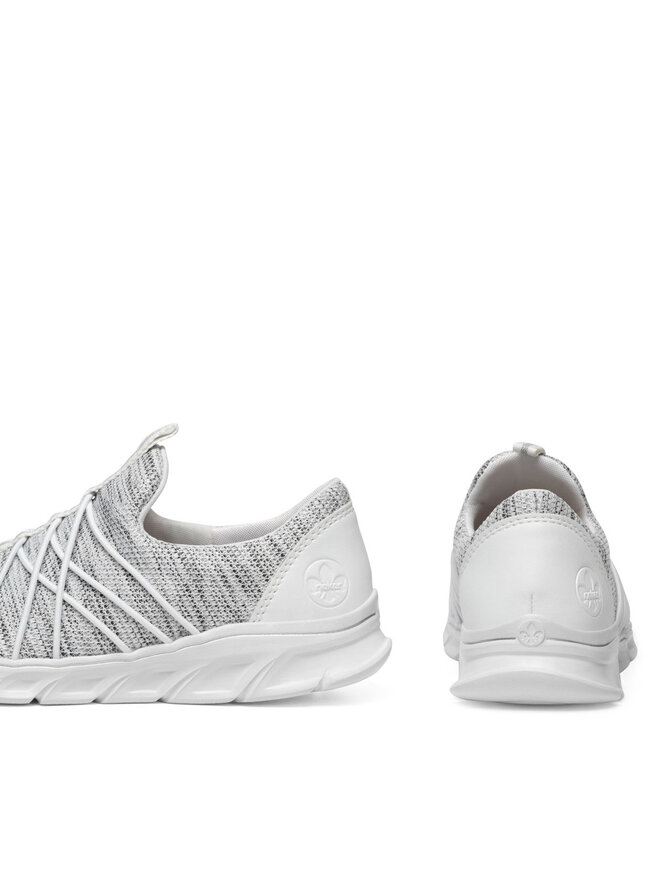 Rieker Sneakersy Rieker 54071-80 Sivá