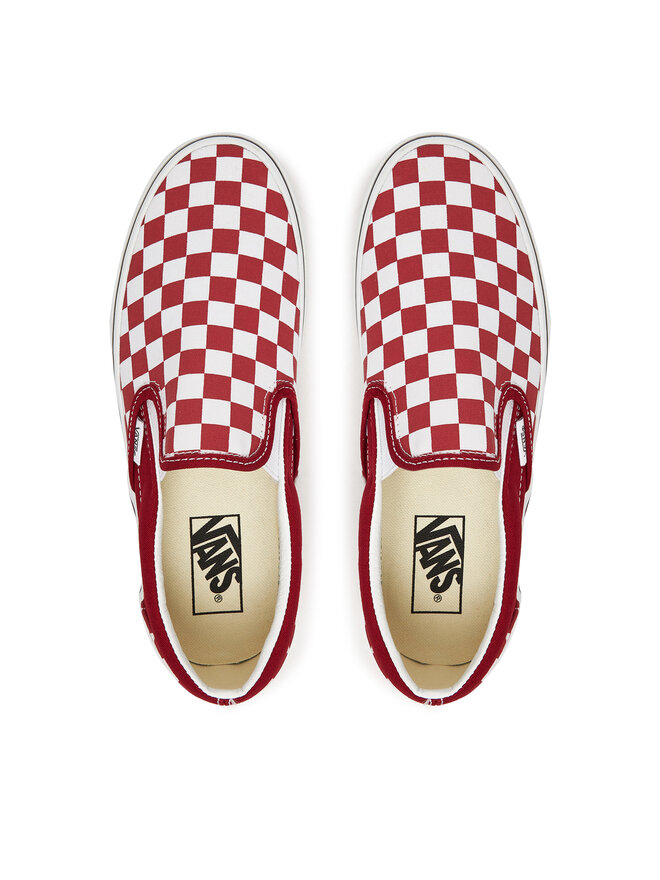 Vans Zapatillas de tenis Vans Classic Slip On VN000DAH14A1 Rojo