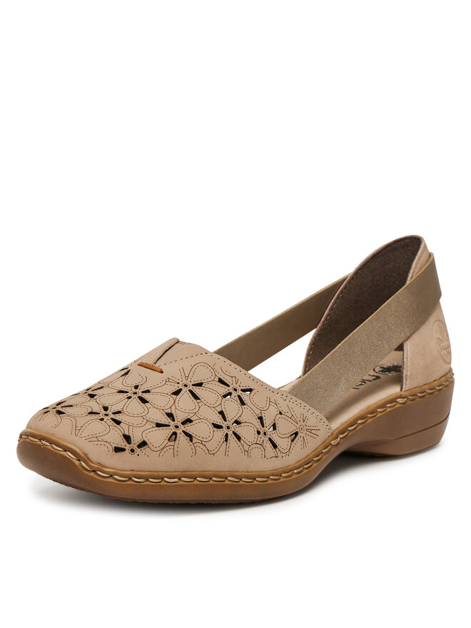 Rieker Halbschuhe Rieker 41356-60 Beige